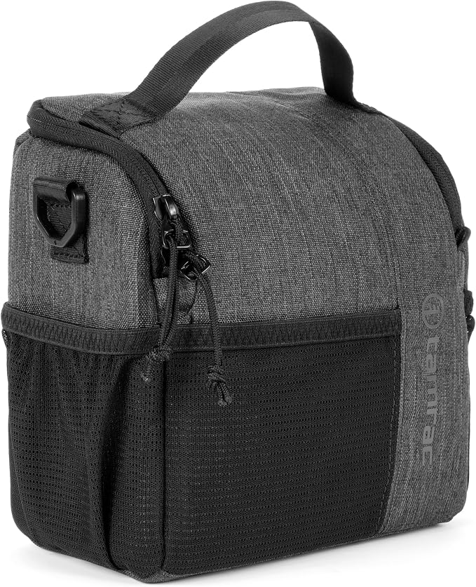 Tamrac Tradewind 3.6 Camera Bag for Photographers, Camera Case for Photography Accessories, Compact Camera Shoulder Bag for DSLR and Mirrorless Cameras, Crossbody Camera Bag for Women Men – Dark Grey by Tamrac