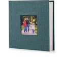 HoneyTolly Photo Album Self Adhesive Scrapbook Album for 4×6 Pictures DIY Magnetic Linen Cover Album 15 Sheets/30 Blank Pages for Family Wedding, Birthday, Christmas, Anniversary (Dark Green) by HoneyTolly