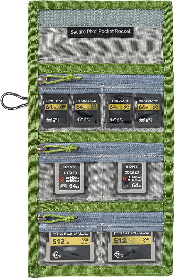 Think Tank Secure Pixel Pocket Rocket V2 Folding Wallet for Multiple Card Sizes (Highland Green) - Image 3