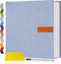 Popotop Large Photo Album Self Adhesive 4x6 5x7 8x10 Scrapbook Album DIY Picture Book,Gifts for Mom,Family Baby and Wedding,with Metal Pen and Plastic Board by Popotop