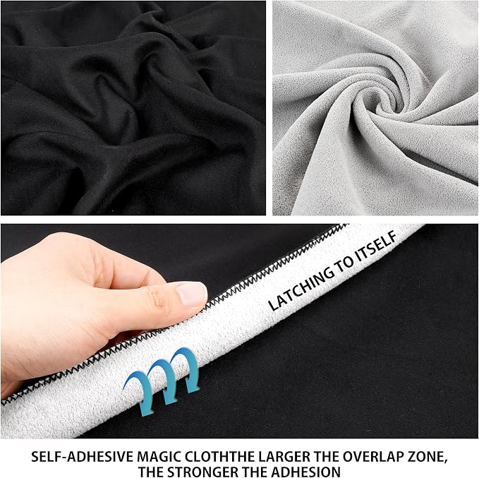 Camera Wrap, Protective Wrap Anti-Scratch Lens pouche, Magic Self-Adhesive Cloth, Universal Storage Cloth for DSLR, Smartphones, Laptops, electronics,Cosmetic,whatever you need to protect - Image 3