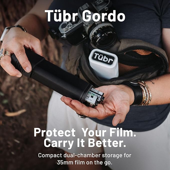 TUBR Gordo 35mm Film Case - Airtight Dual Chamber for 6 Rolls - Frost | Water Resistant, Crush Resistant Protective Holder, Camera Film Storage & Travel Accessories Carry Case & Container - Image 2