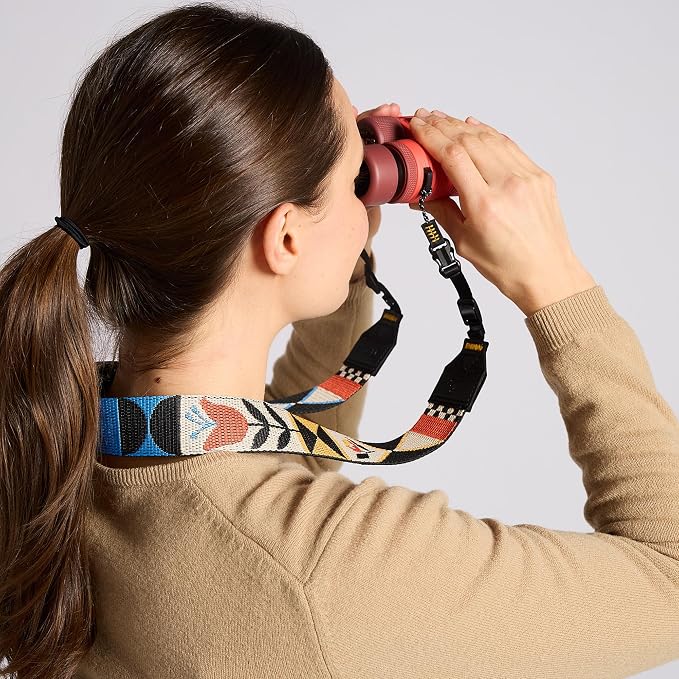 Nocs Provisions NocLoc Woven Tapestry Strap, Binocular & Camera Carry Accessory for All‑Day Comfort Hold - Flora - Image 8