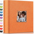 Artfeel Photo Album 4x6 with 1000 Pockets,Slip-in Picture Albums,Linen Cover Memory Book with Front Window,White Page Vertical Photo Book for Wedding,Family,Anniversare,Baby,Vacation by Artfeel