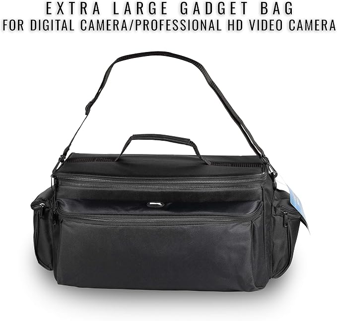 Ultimax’s Extra Large, Water-Resistant Gadget Bag Compatible With Camcorders and Accessories for Panasonic AG-AC160, AC30, AC90A, AC130A, AF100, HVX200, UX90, UX, 180HC-X1000, HC-X1, And More - Image 5