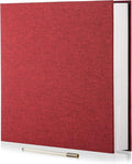Large Photo Album Self Adhesive 4x6 8x10 10x12 13"x12.8" Magnetic Scrapbook Album 12.6"x11" Inch 40 Pages Linen Cover DIY Photo Album with A Metallic Pen and DIY Stickers(Red) by HoneyTolly
