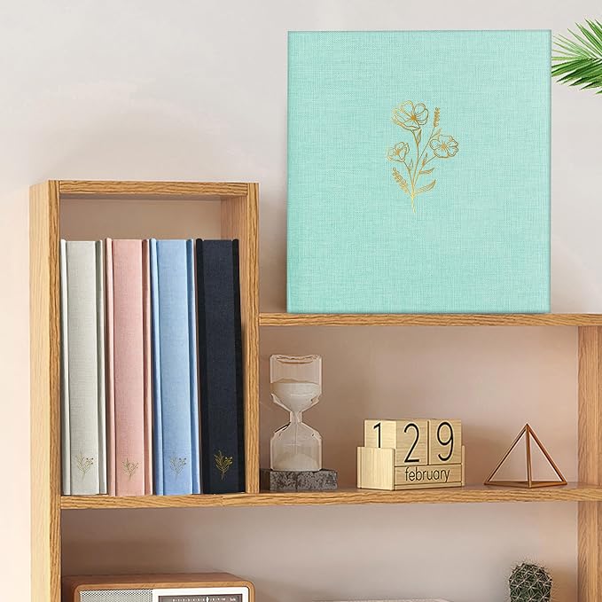 Holoary Photo Album 4x6 500 Photos 5 Pictures Per Page, 500 Pockets 4”x6” Picture Album, Linen Fabric Cover Big Picture Book for Photos, 4x6 Photo Albums for Family Weddings Travel Memories(Green) - Image 6
