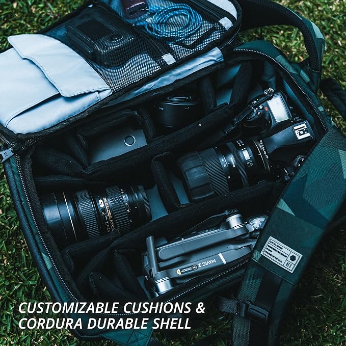 HEX Ranger DSLR Sling, with Adjustable Carry Straps, Collapsible Interior Dividers & More, Camo - Image 9
