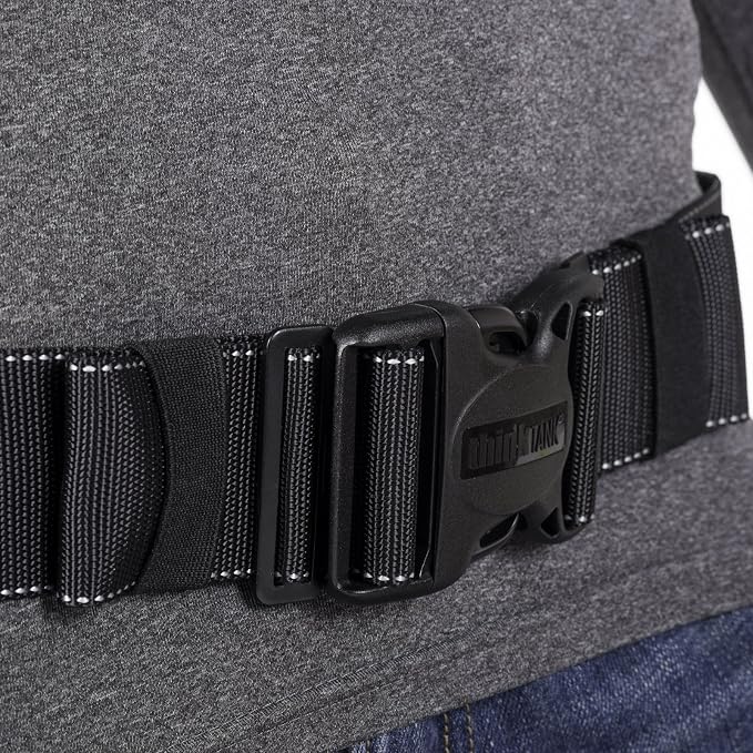Think Tank Thin Skin Belt V3.0, Integrates with all Modular Compressible Pouches, Waist Size 27" - 42" (Black) - Image 3