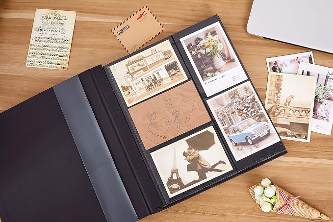 kieragrace KG Jocelyn Photo Album – Black, Holds 400 4" x 6" Photos - Image 9