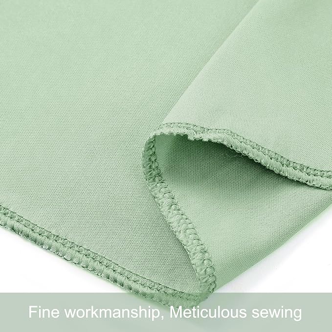 6 Panels Sage Green Backdrop Curtains for Wedding Party Wrinkle Free Backdrops Curtain Drapes Fabric Decorations Photo Back Drop Cloth for Baby Shower Photography Stage Reception 30ft(W) x 12ft(H) - Image 8