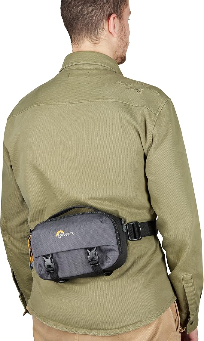 Lowepro Trekker Lite Hp 100, Compact Camera Backpack with Tablet Pocket, Camera Bag for Crop-Sensor Mirrorless, Ultracinch Compression System, Grey - Image 7