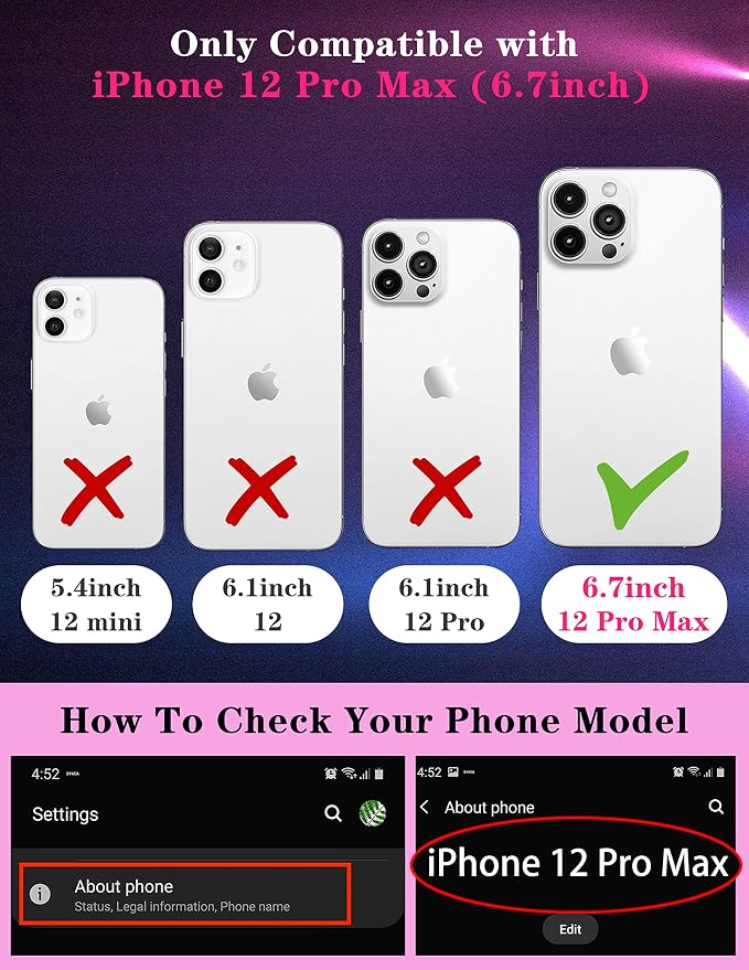 (2in1 for iPhone 12 Pro Max Case Sun Moon Stars for Women Cute Space Phone Cover Fashion Golden Star Print Design with Slide Camera Cover Protective Case for iPhone 12 ProMax 6.7'' - Image 2