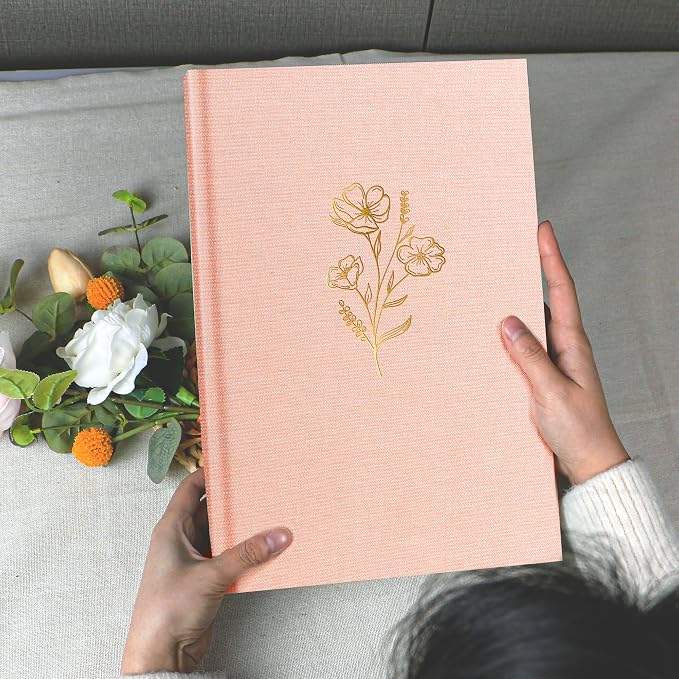 Holoary Photo Album 4x6 300 Photos, 300 Pockets 4”x6” Picture Album, Linen Fabric Cover Big Picture Book for Photos with Writing Area, 4x6 Photo Albums for Family Weddings Travel Memories(Pink) - Image 3
