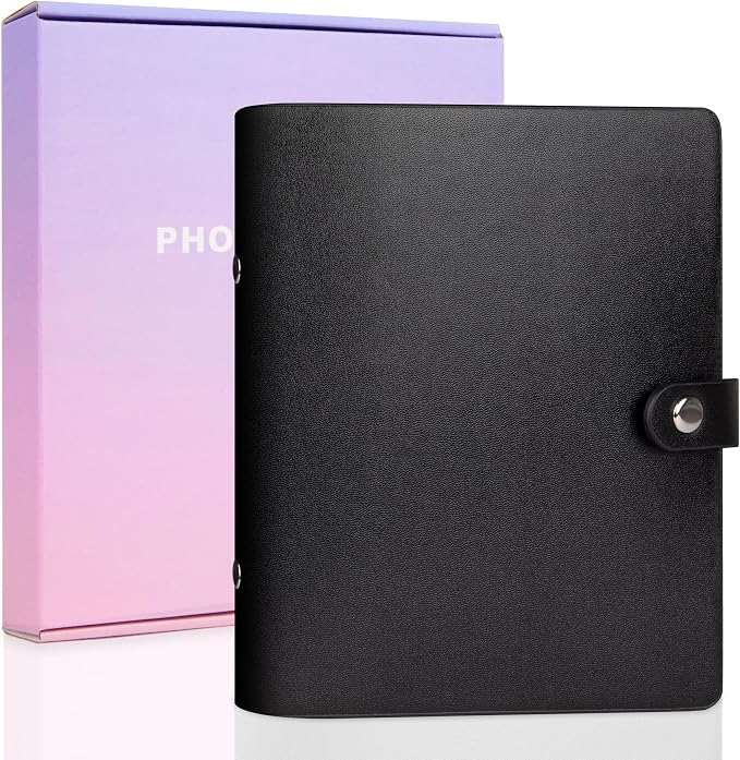 320-Pocket Photo Album for Polaroid 2x3" & Instax Mini Photos, Black | Gift-Ready Packaging, Beautiful Photo Book, Safely Keep Your Wedding-Anniversary-Birthday-Travel Memories or Mini Cards by Rekeen