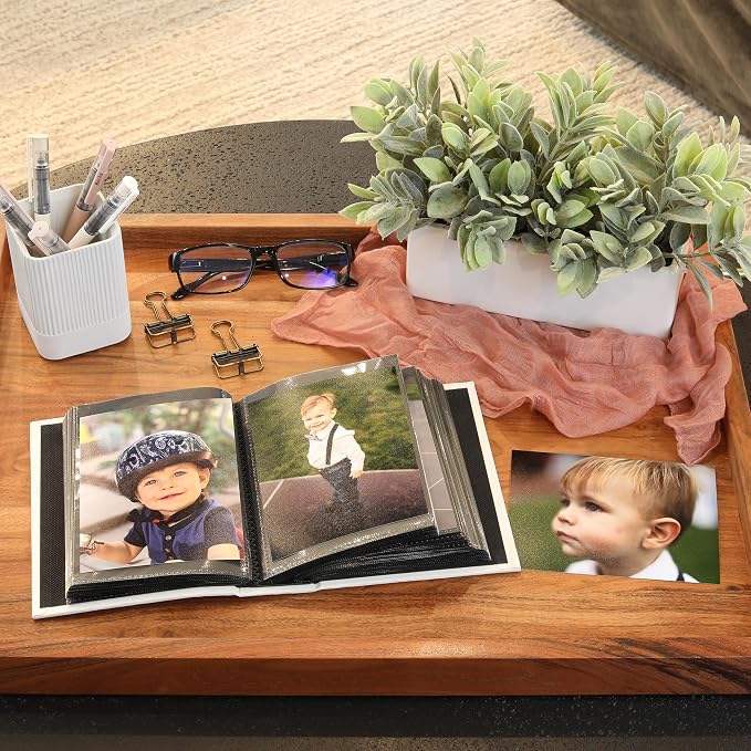 Beautiful Linen Photo Album For 4x6 Photos - Holds Up To 100 Pictures | Safely Stores Unique Memories - The Perfect Large Book for All Pictures of Treasured Family, Baby or Wedding Moments - Image 9