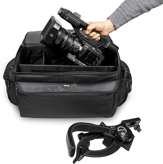 Ultimax’s Extra Large, Water-Resistant Gadget Bag Compatible With Camcorders and Accessories for Panasonic AG-AC160, AC30, AC90A, AC130A, AF100, HVX200, UX90, UX, 180HC-X1000, HC-X1, And More - Image 7