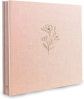 Holoary Photo Album 4x6 500 Photos 5 Pictures Per Page, 500 Pockets 4”x6” Picture Album, Linen Fabric Cover Big Picture Book for Photos, 4x6 Photo Albums for Family Weddings Travel Memories(Pink) by Holoary