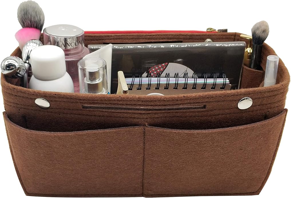 LEXSION Purse Organizer Insert Multi Pocket Bag Organizer Shaper | zipper bag, tote shaper, multi pocket bag, handbag shaper, various sizes - Image 6