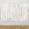 Rustic Wood Backdrop 9x6 FT Vintage White Wooden Floor Backdrops for Photography Old Wood Wall Background Decor Baby Shower Wedding Birthday Party Photo Studio Props by Unknown