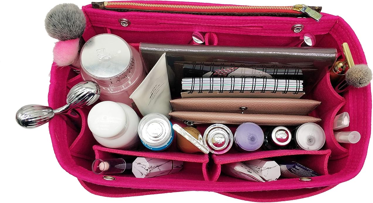 LEXSION Purse Organizer Insert Multi Pocket Bag Organizer Shaper | zipper bag, tote shaper, multi pocket bag, handbag shaper, various sizes - Image 4