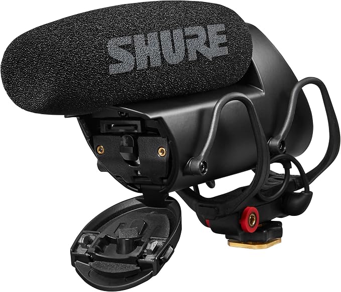 Shure VP83F LensHopper Camera-Mounted Condenser Shotgun Microphone with Integrated Digital Flash Recording - Windscreen, Superior RF Immunity, Backlit LCD, 5-Position Joystick, Rycote Lyre Shock Mount - Image 10