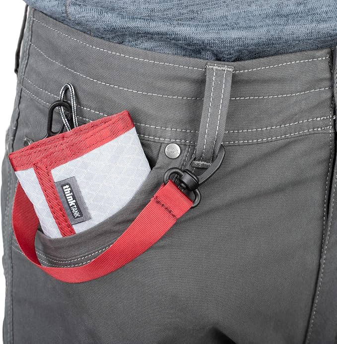 Think Tank Memory Card and Battery Wallet, Holds 2 CF or 4 SD Memory Cards (Chili Pepper Red) - Image 6