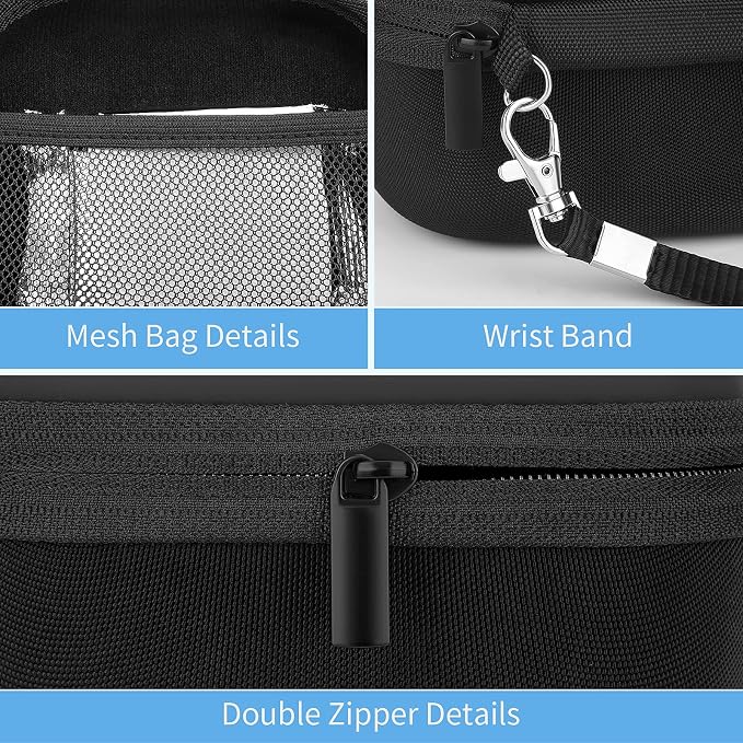 Yinke Case for Polaroid Go 9035/9071/9070 Instant Mini Camera, Hard Organizer Portable Carry Travel Cover Storage Bag (Black) - Image 2