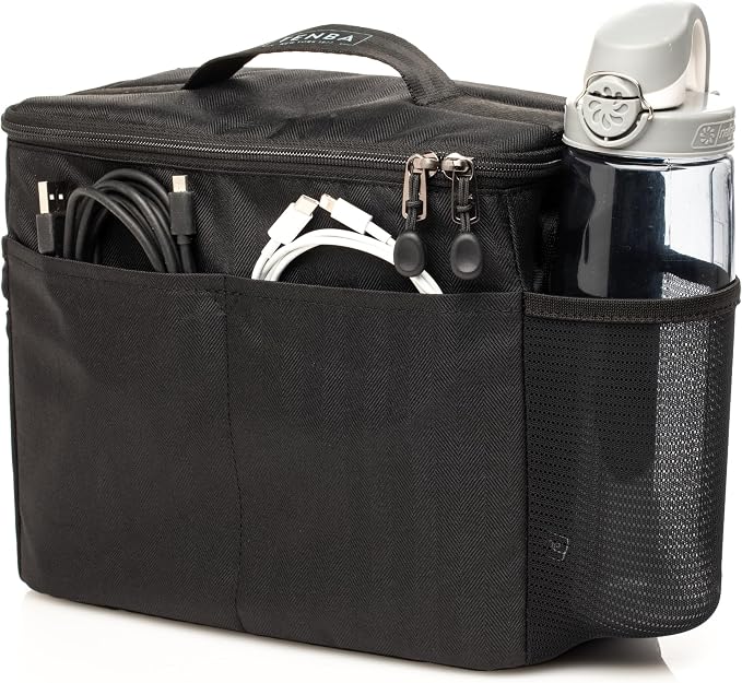 Tenba BYOB 10 Camera Insert - Turns any bag into a camera bag for DSLR and Mirrorless cameras and lenses – Black (636-630) | 300D polyester insert with YKK zippers and mesh pockets for mirrorless cameras, lenses and accessories - Image 3