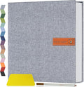 Popotop Large Photo Album Self Adhesive 4x6 5x7 8x10 Scrapbook Album DIY Picture Book,Gifts for Mom,Family Baby and Wedding,with Metal Pen and Plastic Board by Popotop