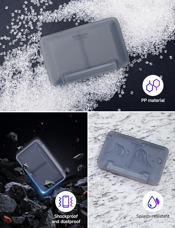 PROfezzion Memory Card Case Holder for 16 Micro SD Memory & 8 SD/SDXC/SDHC - Image 3