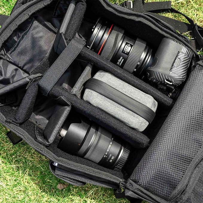 JJC 10 Pockets Hard Shell Lens Filter Bag Up to 95mm, Water Resistant & Dustproof, Camera Filter Pouch Carrying Case for Photography Round Filter with Microfiber Cleaning Cloth - Image 6