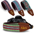 Art Tribute Custom Camera Strap California Weave- Add Your Text and We Make It Especially For You Get Your Own Personalized Gift Camera Strap, No Shipping Cost! by ArtTribute