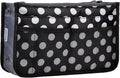 Vercord Purse Organizer Insert for Handbags Bag Organizers Inside Tote Pocketbook Women Nurse Nylon 13 Pockets Black Dot Medium by Vercord