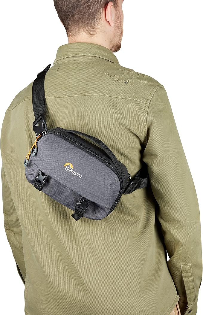 Lowepro Trekker Lite Hp 100, Compact Camera Backpack with Tablet Pocket, Camera Bag for Crop-Sensor Mirrorless, Ultracinch Compression System, Grey - Image 6