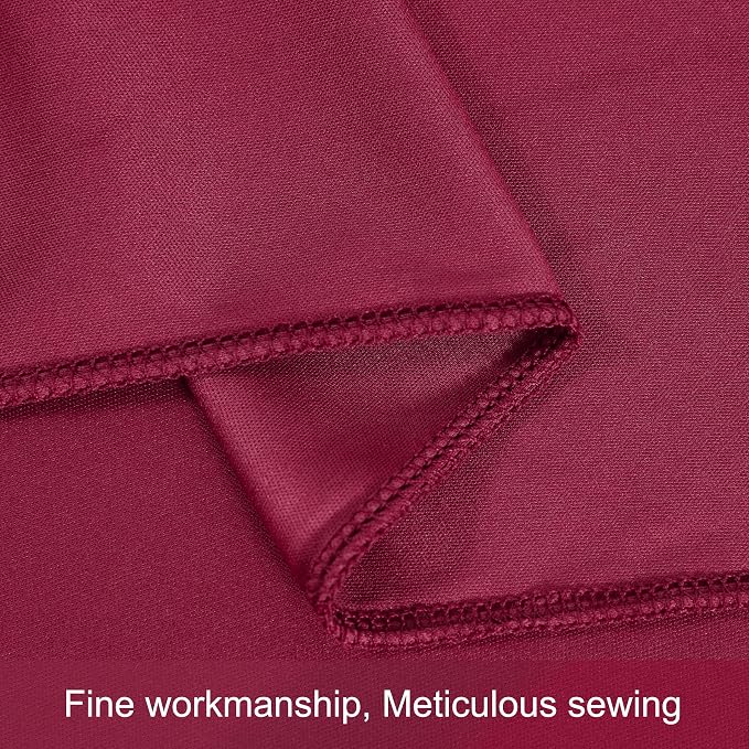 8 Panels Burgundy Backdrop Curtains for Wedding Party Wrinkle Free Backdrops Curtain Drapes Fabric Decorations Maroon Photo Back Drop for Baby Shower Photography Stage Reception 40ft(W) x 12ft(H) - Image 8
