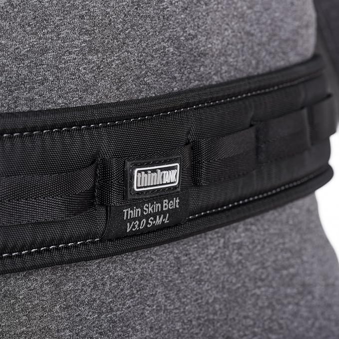 Think Tank Thin Skin Belt V3.0, Integrates with all Modular Compressible Pouches, Waist Size 27" - 42" (Black) - Image 6