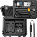 Carrying Organizer Case For Gopro Hero 13/12/11/10 Lit Hero Accessories | Hard Creator Edition Odorless for Media Mod/Volta/Chest Mount/ Waterproof Travel Storage Cases 12.4*4.7*10.4inch by STARTRCVCR