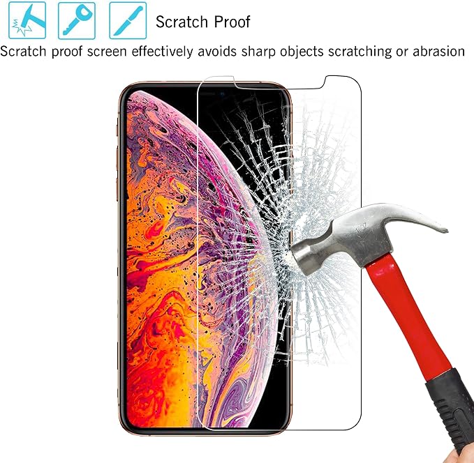 Ailun 3 Pack Screen Protector for iPhone 11 Pro/iPhone Xs/iPhone X | 5.8 Inch Display, Tempered Glass, 2.5D Edge, Work Most Case - Image 5
