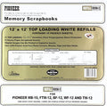 Pioneer Photo Albums Bund Top Loading Page Protectors with White Inserts, 12 by 12-Inch, 5-Pack by PioneerPhotoAlbums