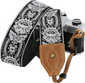 Padwa Lifestyle 2" Wide Classic Crazy Horse Art Cowhide Head Cotton Camera Straps for Photographers by PadwaLifestyleCameraStrap
