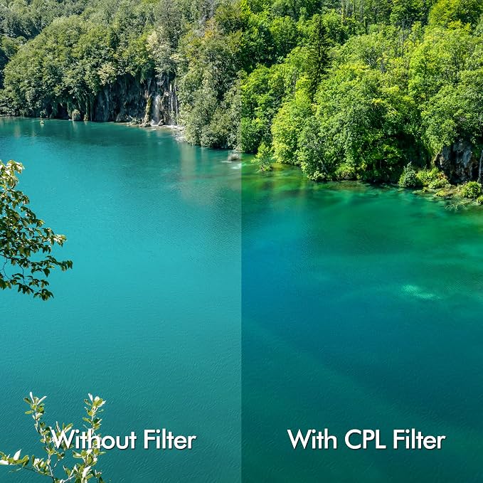 Magnetic CPL Circular Polarizer Filter for iPhone 17 Pro/Pro Max - Polarizing Camera Lens Effect Filter (Requires GiAi Magnetic Case - Sold Separately) - Image 3