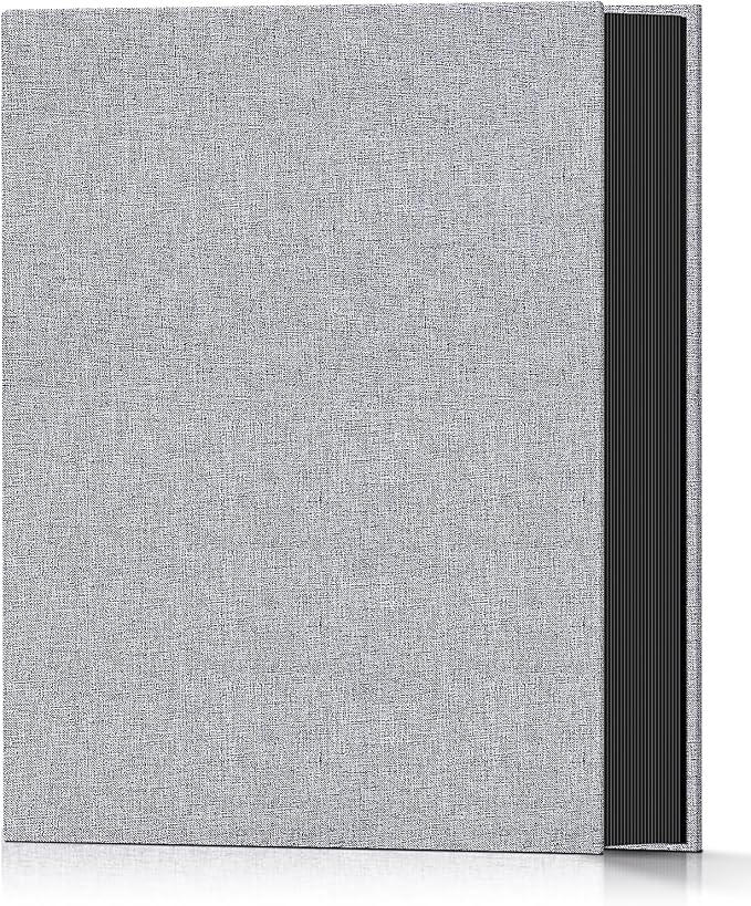 Popotop Photo Album 4x6 200 Pockets for Wedding Gifts,Linen Hardcover Picture Albums for Family Anniversary Baby Vacation Pictures by Popotop