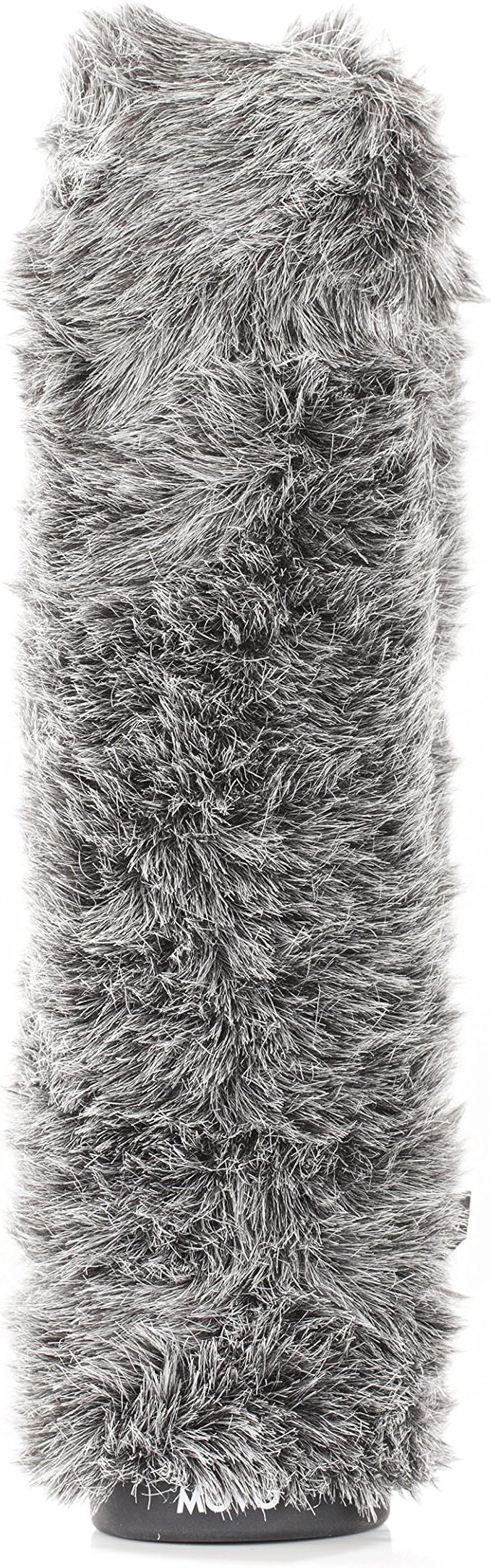 Movo WS-G200 Furry Rigid Windscreen for Microphones 18-23mm in Diameter and up to 8.6" (22cm) Long - Dark Gray - Image 2