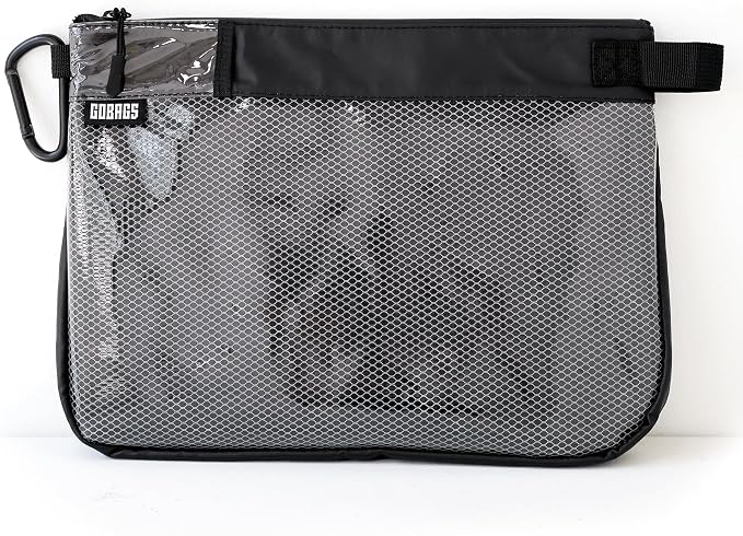 Production Zipper Bags - Electronics & Camera Accessories Bag - Cable organizer, Gear Accessory Pouch, Travel Camera Essentials (Large, Black) by Unknown