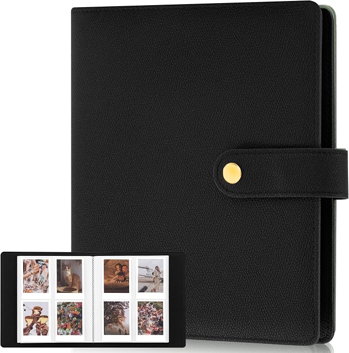 Beautiful Photo Album for 2x3 in Polaroid Photos - Instax Mini Compatible | Safely Holds Your 300+ Pictures of Unique Memories - The Perfect Book to Store Pictures or Trading Collection Cards by ZICOTO