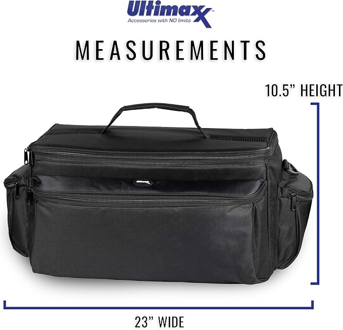 Ultimax’s Extra Large, Water-Resistant Gadget Bag Compatible With Camcorders and Accessories for Panasonic AG-AC160, AC30, AC90A, AC130A, AF100, HVX200, UX90, UX, 180HC-X1000, HC-X1, And More - Image 6