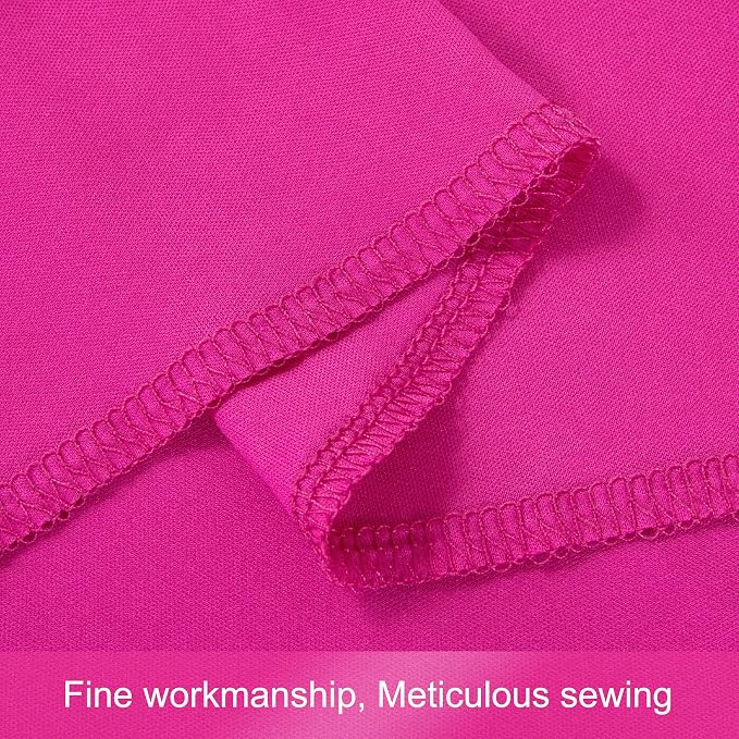 6 Panels Hot Pink Backdrop Curtains for Wedding Party Wrinkle Free Backdrops Curtain Drapes Fabric Decorations Fuchsia Photo Back Drop for Baby Shower Photography Stage Reception 30ft(W) x 12ft(H) - Image 8