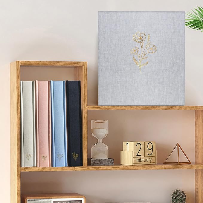 Holoary Photo Album 4x6 500 Photos 5 Pictures Per Page, 500 Pockets 4”x6” Picture Album, Linen Fabric Cover Big Picture Book for Photos, 4x6 Photo Albums for Family Weddings Travel Memories(Grey) - Image 6