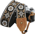 Padwa Lifestyle 2" Wide Classic Crazy Horse Art Cowhide Head Cotton Camera Straps for Photographers by PadwaLifestyleCameraStrap